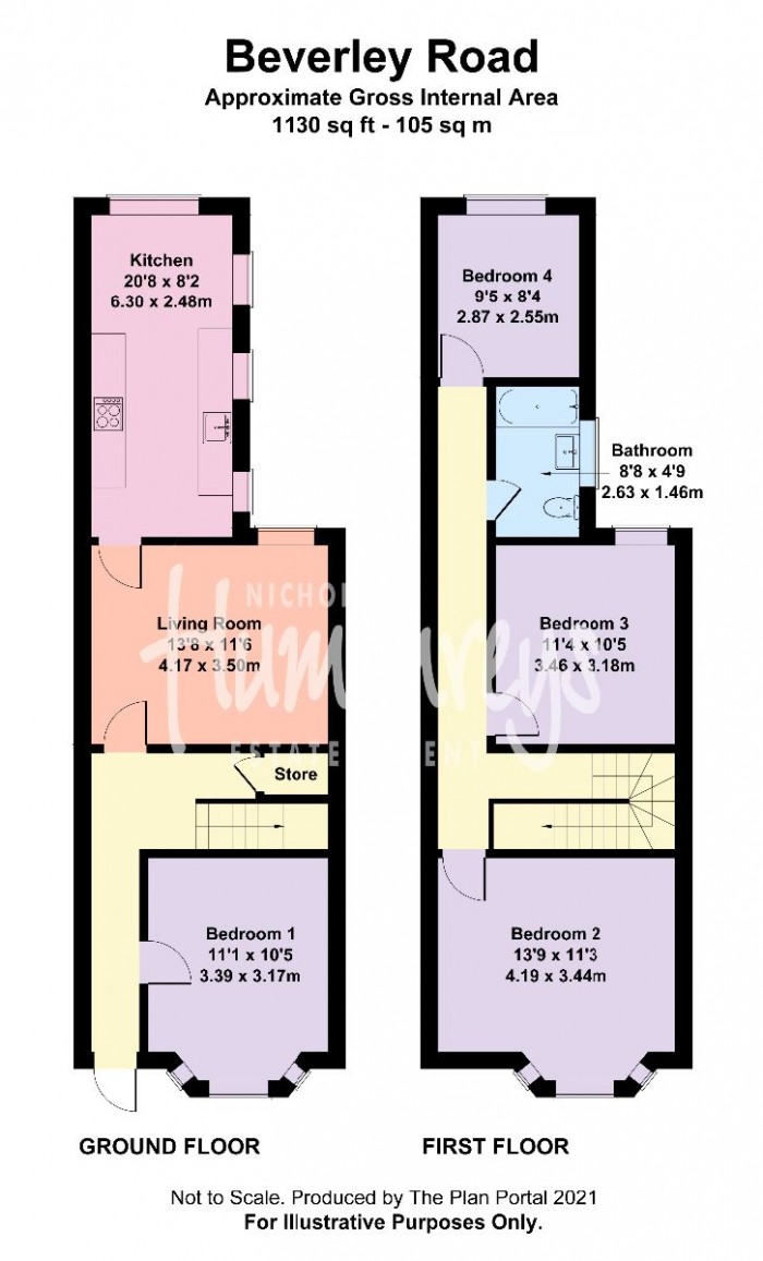 Floorplan for Beverley Road