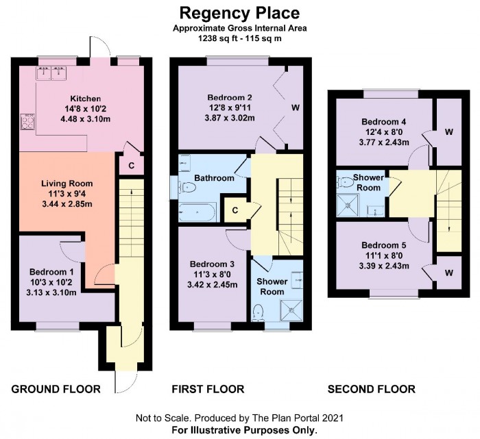 Floorplan for Regency Place, Canterbury