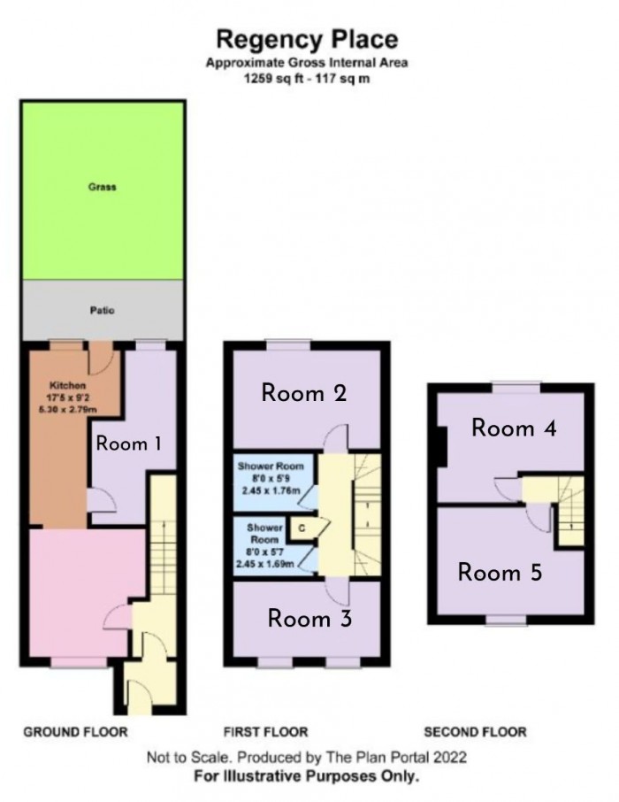 Floorplan for Rooms to rent - 30 Regency Place