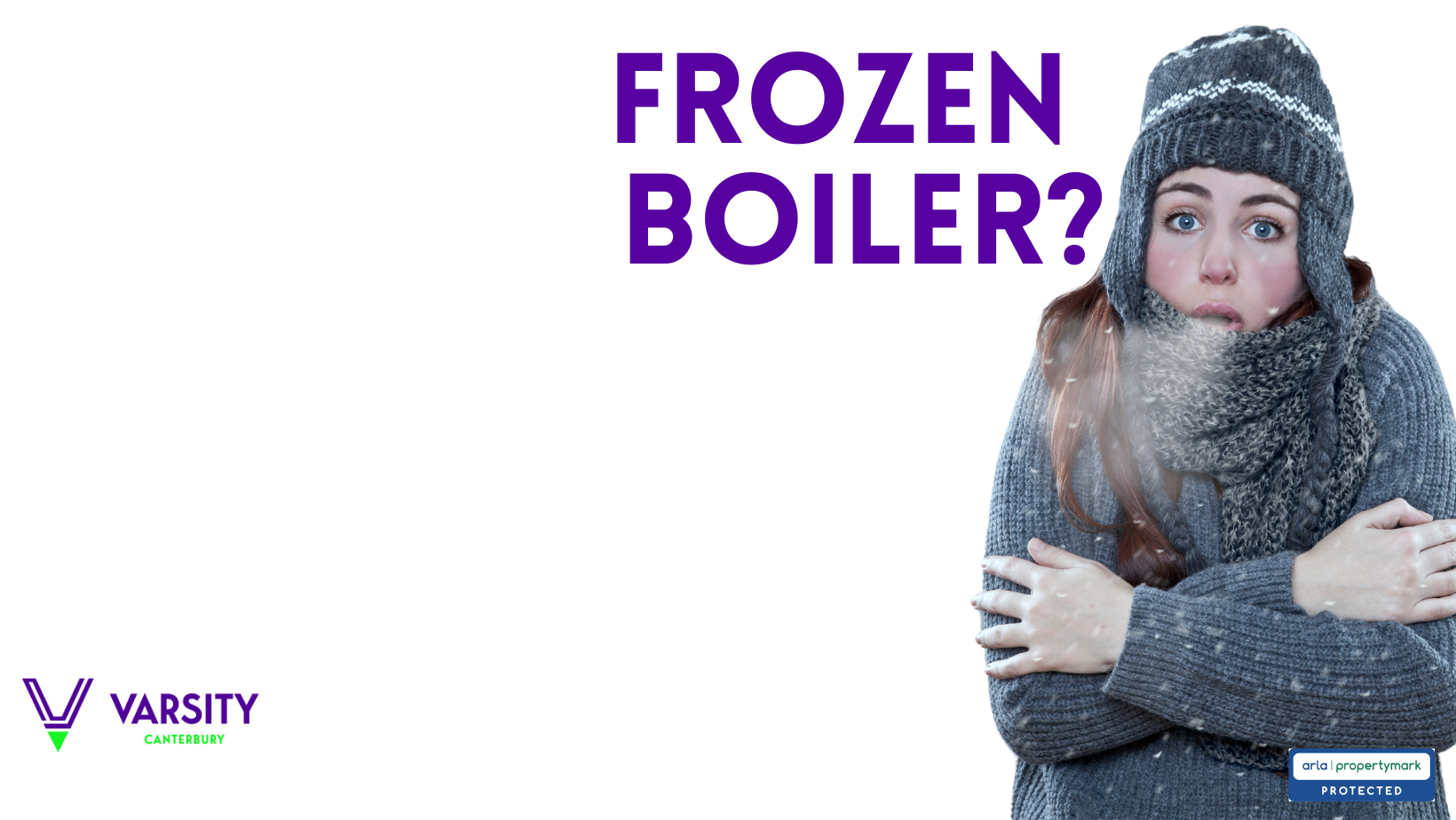 How to deal with a frozen boiler